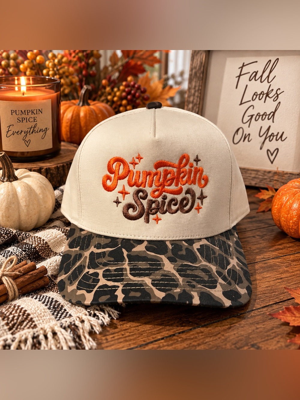 Pumpkin Spice Trucker Hat